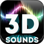 3d sounds android application logo